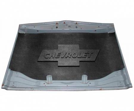 Chevy Truck Under Hood Cover, Quietride AcoustiHOOD, 3-D Molded, With Logo, 1969-1972