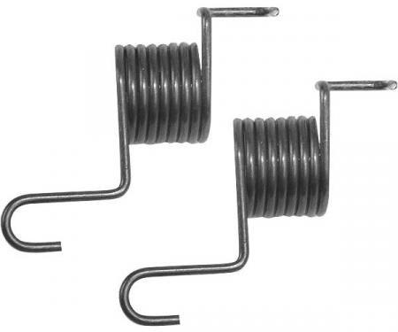Throttle Return Springs - Stainless Steel - Painted Black -Stromberg 97, 81 Or 48 - 1 Pair