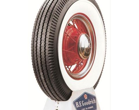 Tire - 750 X 17 - 4-1/2 Whitewall - Tube Type - Bf Goodrich