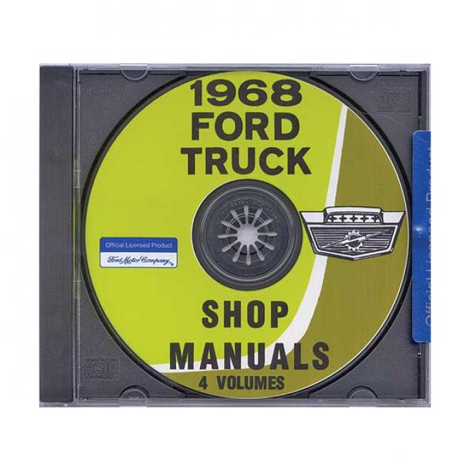 Ford Pickup Truck Shop Manual On CD