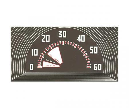 Speedometer Face Decal - Ford 1-1/2 Ton Truck