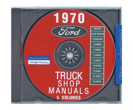 Ford Pickup Truck Shop Manual On CD