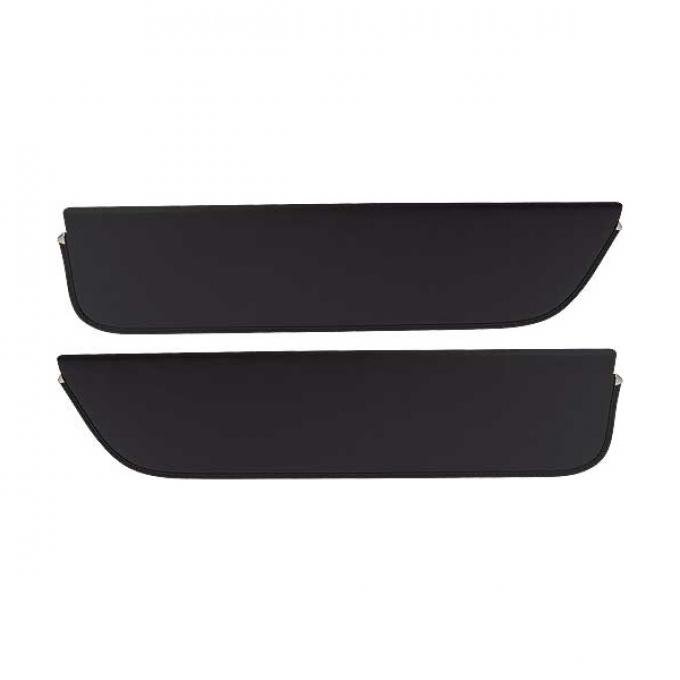 Ford Pickup Truck Sun Visors - New Style - Black CorinthianGrain Vinyl - Ford F100 To Ford F900