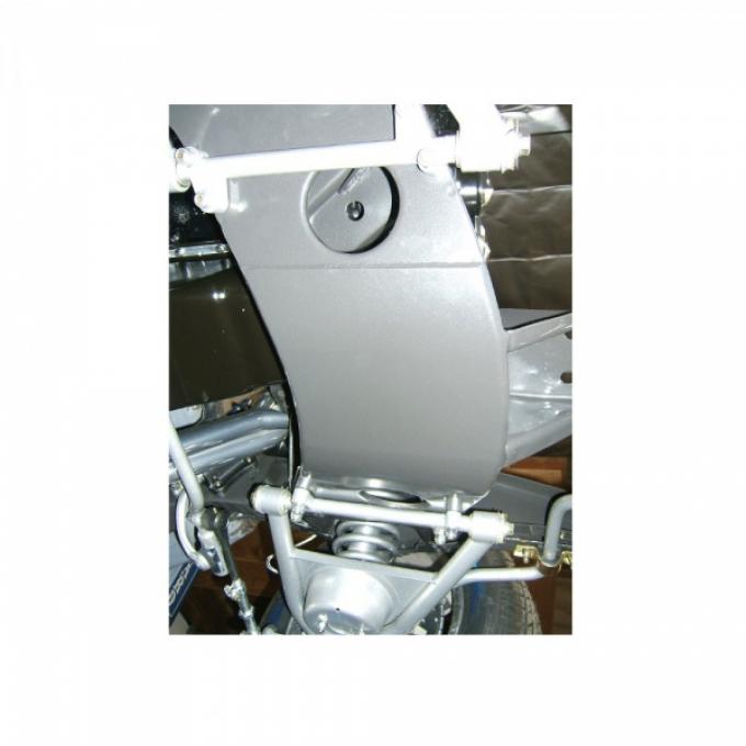 Chevy 10&rdquo; Skid Plate With Back Up Plate, 1955-1957