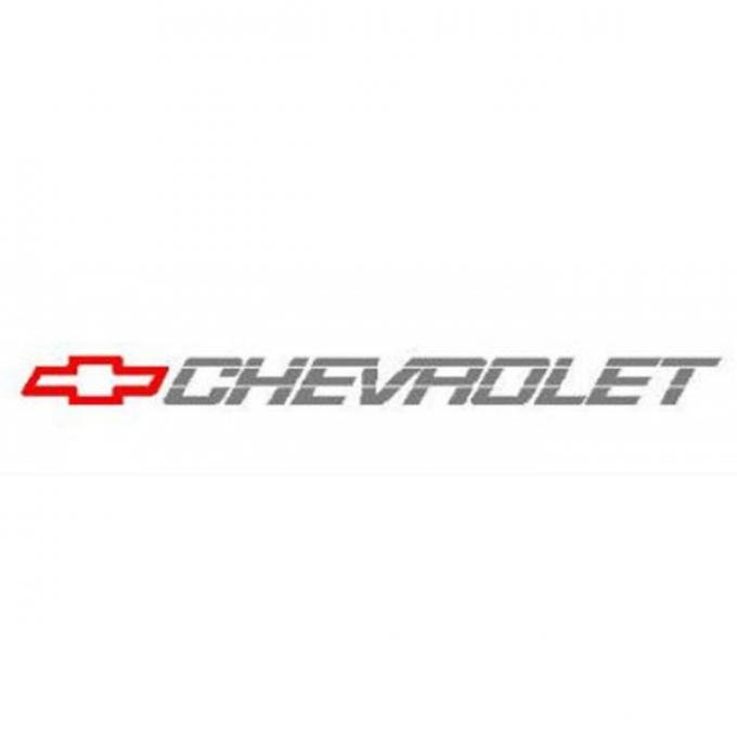 Chevy Truck "Bowtie-Chevrolet" 4" X 5 1/2" Letter Tailgate Name Decal 1990-1991