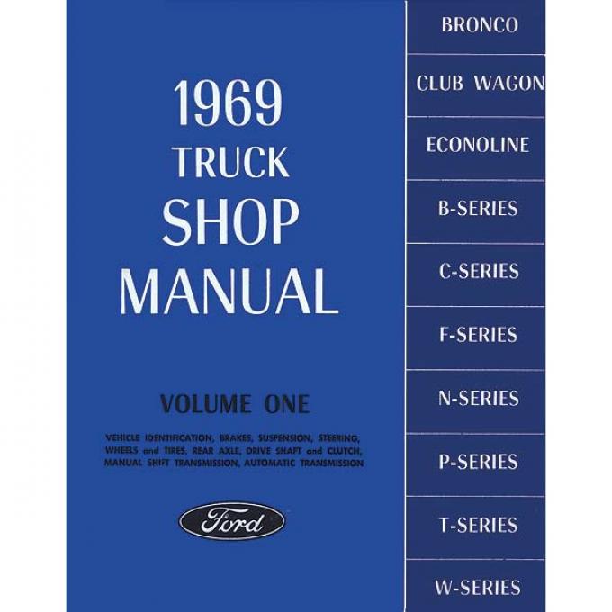 1969 Truck Shop Manual, Four Volume Set