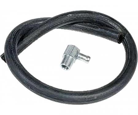 Chevy Vacuum Hose Kit, Brake Booster, With 90? Fitting 1949-1954