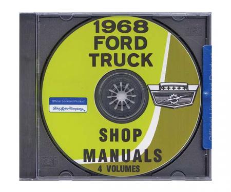 Ford Pickup Truck Shop Manual On CD