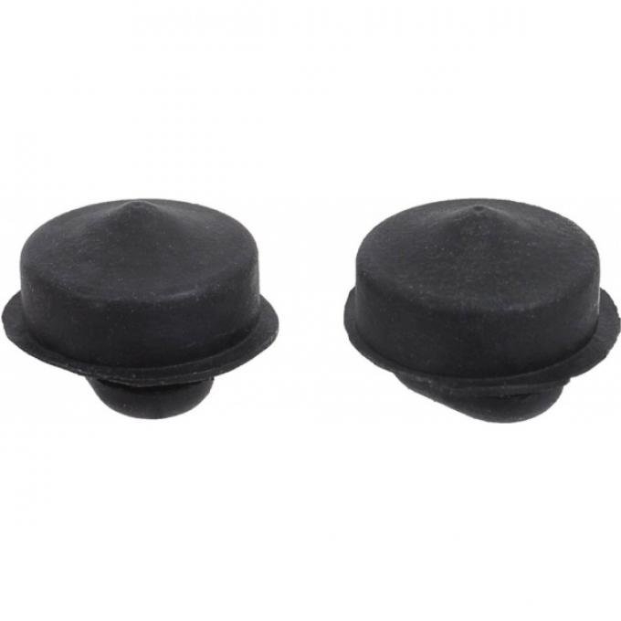 Glove Box Lid Bumpers - Rubber - Upper - Thick - Ford Passenger