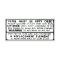 Hat Style Dry Air Cleaner Decal - White & Black - Ford Pickup Truck