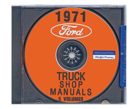 Ford Pickup Truck Shop Manual On CD