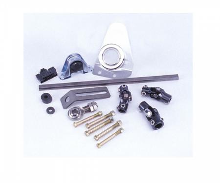 Flaming River 1957 Chevy Manual Rack & Pinion Cradle Kit - Paintable Floor Shift Tilt Column