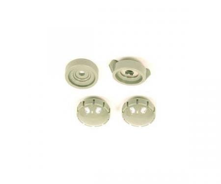 Radio Knob Set Gray GMC (4 Pieces) 1954-1955