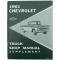 Chevy Truck Shop Manual, Supplement, 1961