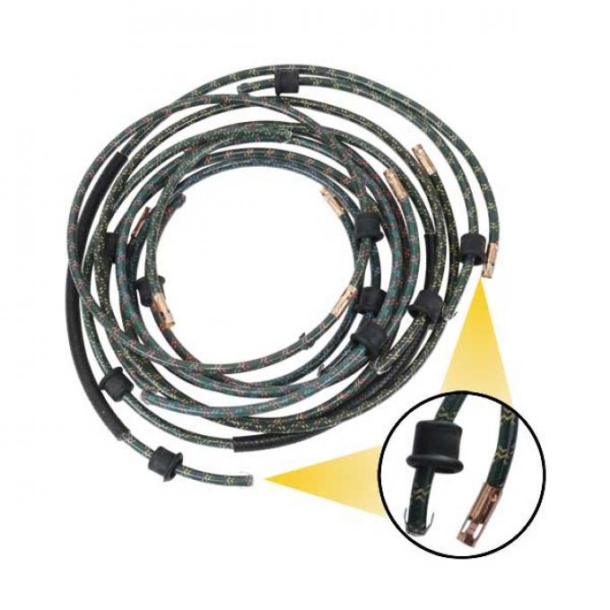 Spark Plug Wire Set - Color Coded - 8 Pieces - Ford