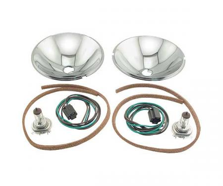 Headlight Conversion Kit - Quartz Halogen - 12 Volt - Ford Passenger