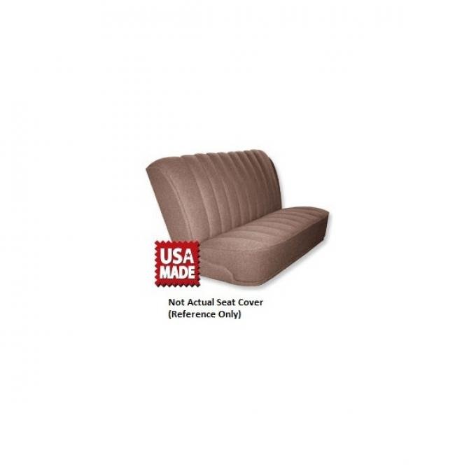 Ford Truck Bench Seat Cover, Ford Vinyl With Woven Cloth Inserts, 1961-1966