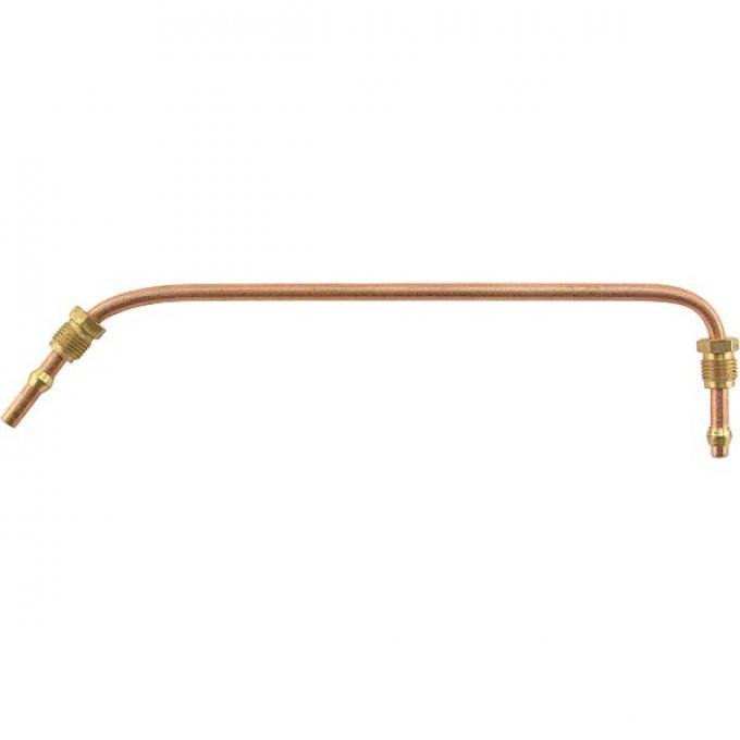 Fuel Pump To Carb Gas Line - Copper Plated Steel - Ford V8