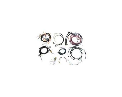 Chevy Wiring Harness Kit, V8, Manual Transmission, With Alternator, 210, Bel Air 4-Door Hardtop, 1956