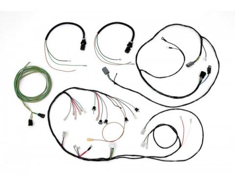 Chevy Truck Engine & Starter Wiring Harness, V8, For TrucksWith Manual Transmission, 1957