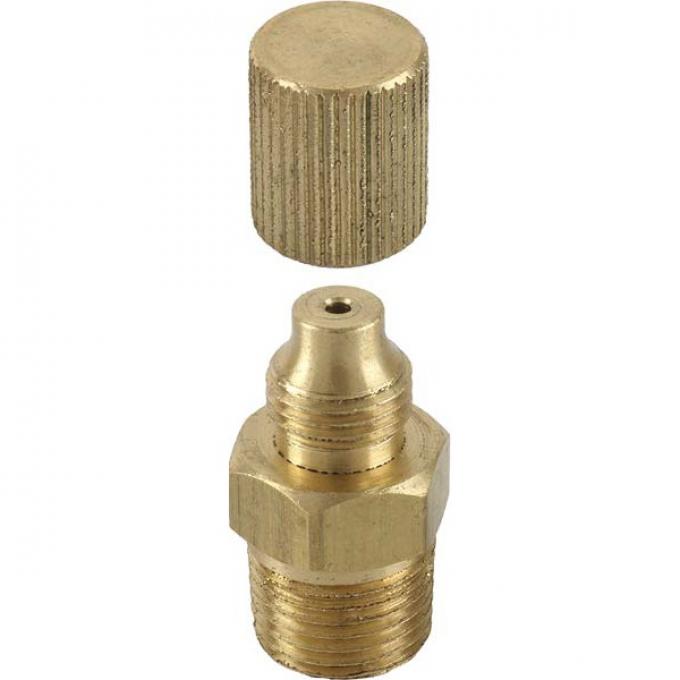 Grease Fitting - Brass With Cap - Water Pump - Original - Ford