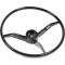 Chevy Truck Steering Wheel, Black, 1957-1959