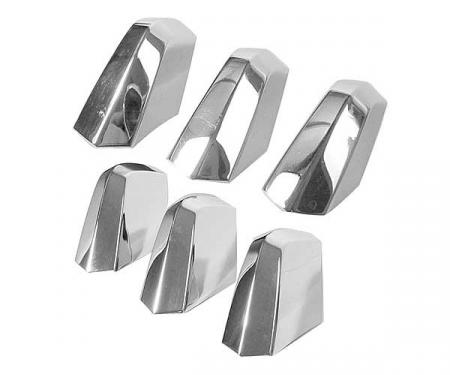 Ford Pickup Truck Grille Teeth Set - Chrome - Originally OnDeluxe Models - 6 Pieces