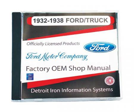 1932-38 Ford Passenger and Truck Manual CD