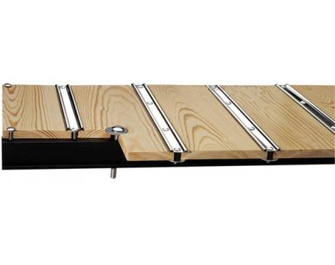 Chevy Truck Bed Flooring, Long Bed, Fleet Side, Pine, With Standard Mounting Holes, 1967-1972