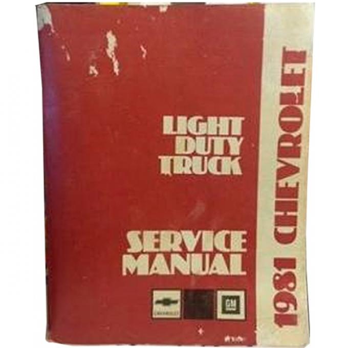 Chevy Truck Shop Manual, 1981