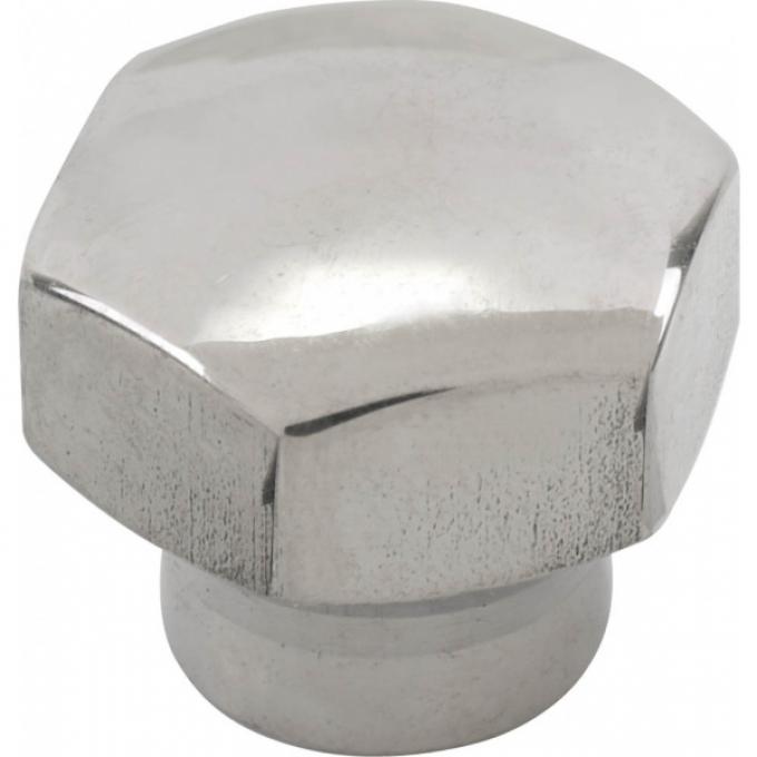 Wiper Arm Nut - Polished Stainless Steel - Ford Passenger Except Station Wagon & Convertible