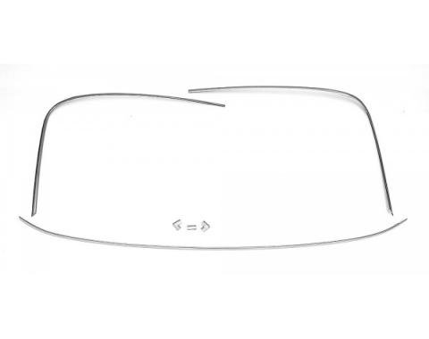 Chevy Truck Windshield Molding Set, 1971-1972