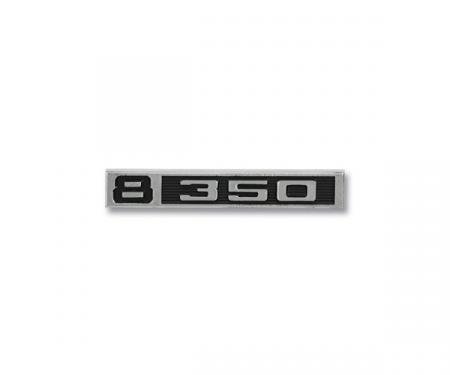 Chevy Or GMC Truck Fender Side Emblem "8 350" 1969-1972