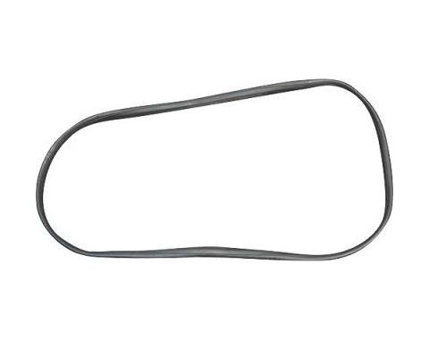 Ford Pickup Truck Rear Window Seal - Grooved For Chrome - Ranger With Stationary Rear Window