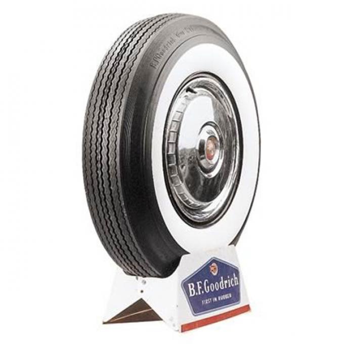 Tire - 710 X 15 - 3 Whitewall - Tubeless - BF Goodrich