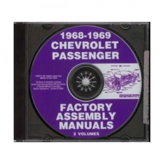 Chevy Factory Assembly Manual Sets, PDF CD-ROM 1958-1969