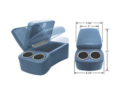 BD Drinkster Seat Console - 17" x 8-1/4" - Dark Blue
