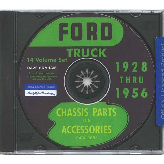 1928-56 Ford Truck Chassis Parts and Accessories Catalog CD