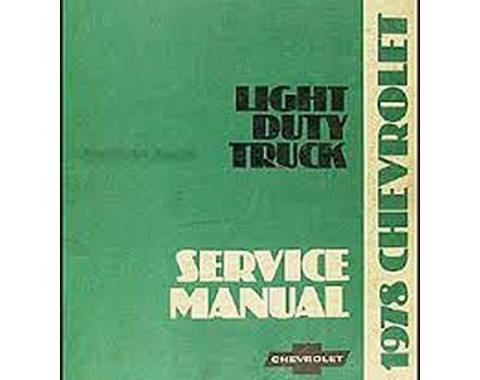 Chevy Truck Shop Manual, 1978