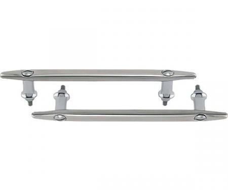 Model A Ford Rumble Grab Handles - Stainless Steel