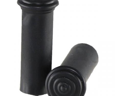 Classic Chevy Door Knob Lock, Plastic, Black, 1955-1957