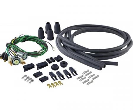 Chevy Truck Classic Update Rear Body Accessory Wiring Harness Kit, Cameo, 1955-1958