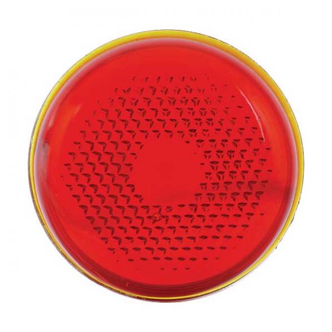 Tail Light Glass Lens - Red - Ford Passenger