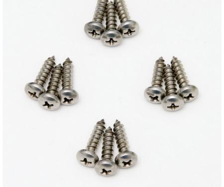 Chevy Truck Door Sill Plate Screw Set, 1960-1966