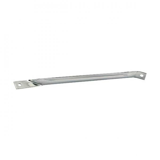 Ford Pickup Truck Front Fender To Lower Grille Panel Brace - Front Left - Polished Stainless Steel