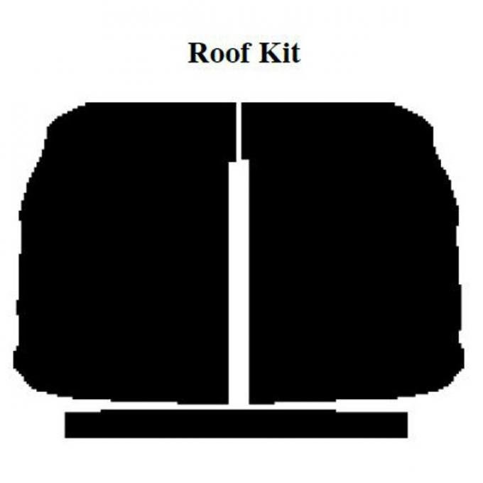 AcoustiSHIELD - Roof Insulation Kit - Pickup With Big Back Window
