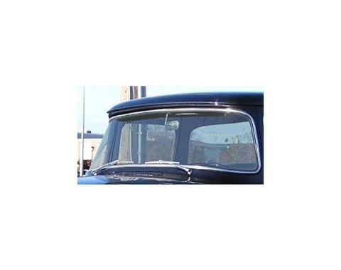 Windshield glass - 1956 Ford Truck, F-series - Light grey, light smoke