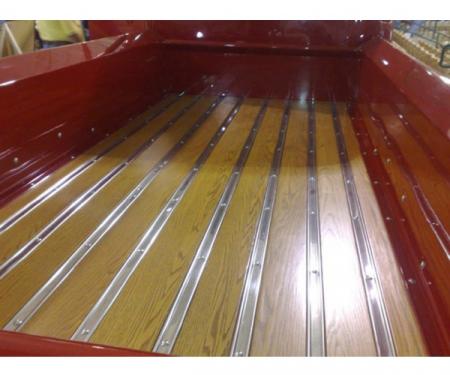 Chevy & GMC Truck Bed Wood Flooring, Red Oak, Short Fleet Side, 1958-1972