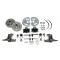 Chevy Truck Disc Brake Kit, Front, With Stock Spindles, 6 Lug, 1963-1970