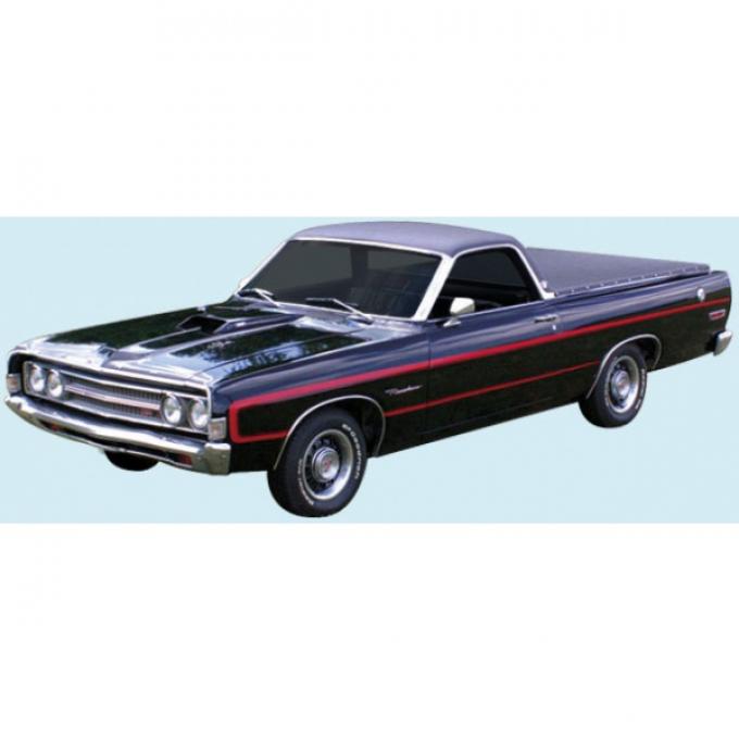 Body Side C Stripe Kit, Reflective, Ranchero, 1969